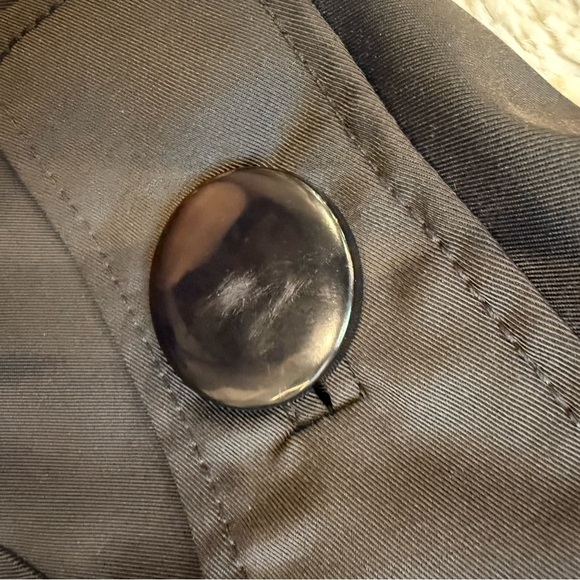 INC International Concepts Black Trench Coat - Picture 8 of 12